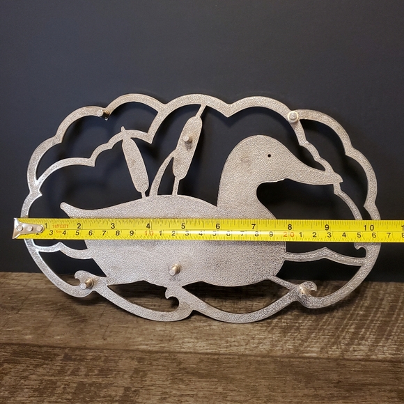 Duck Metal Trivet Japan WM A Walker. Silver Plated Zinc. - Picture 2 of 4